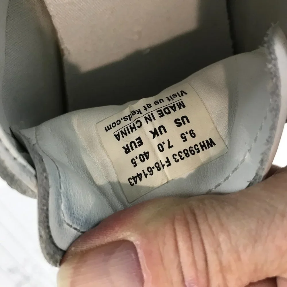 KEDS-KATE SPADE leather sneaker women's size 9.5